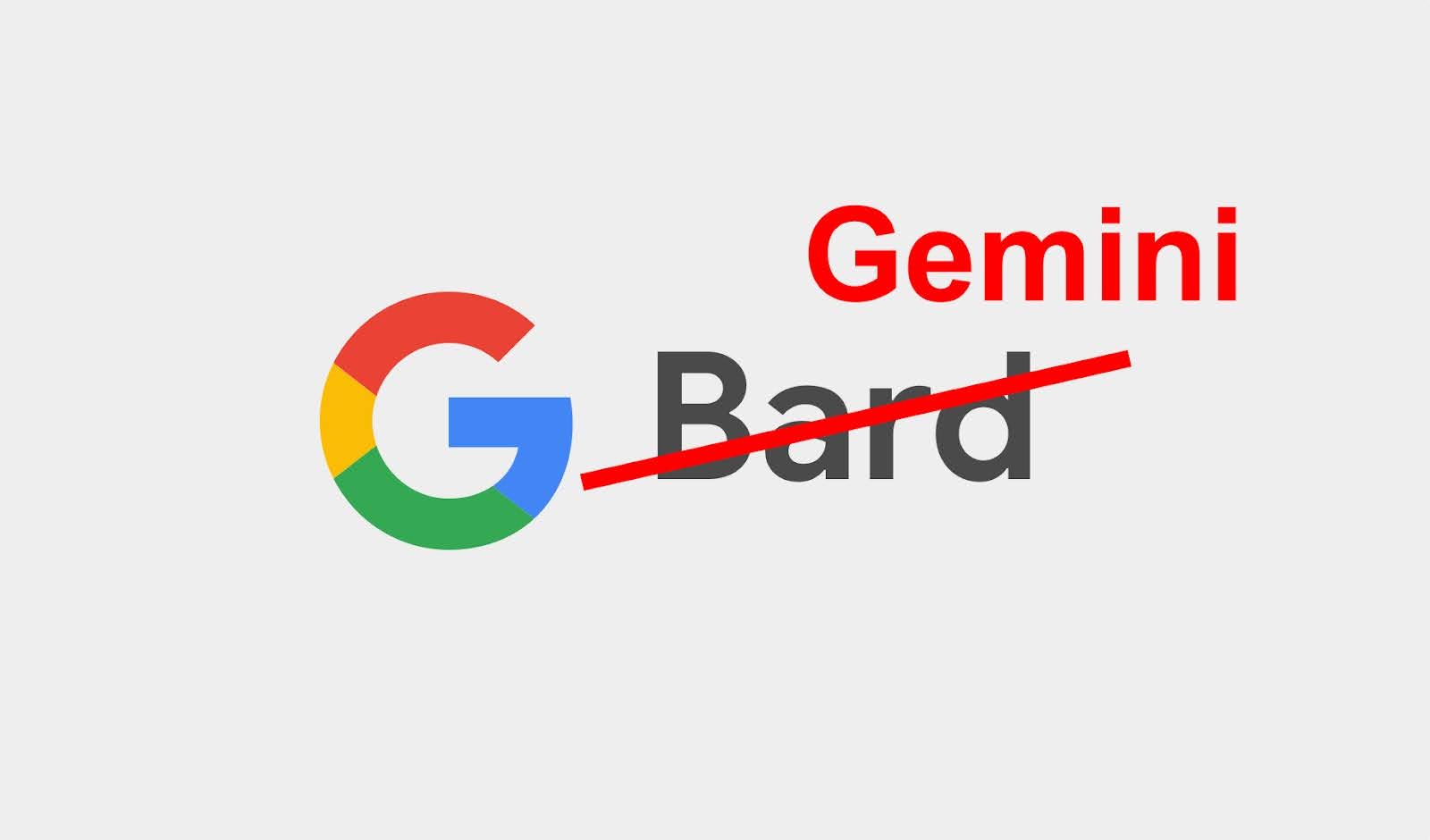 Нейросеть Google Gemini пришла на замену чат-бота Google Bard Ребрендинг Google Bard