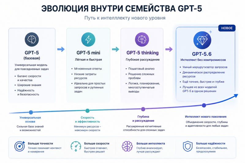 Эволюция моделей ChatGPT