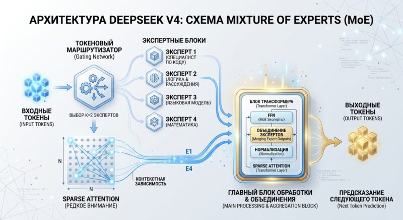 Архитектура DeepSeek V4