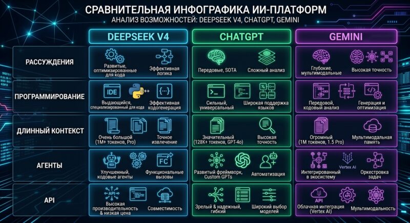 Сравнение современных AI-моделей