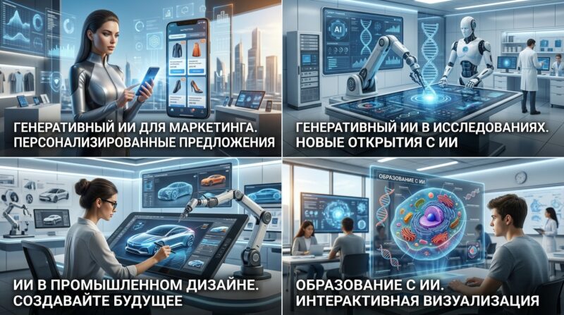 Применение генерации изображений