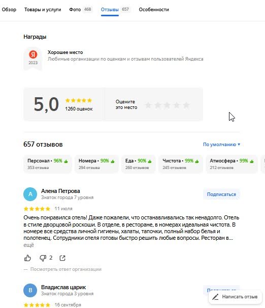 Отзывы о компании в карточке на Яндекс Картах Оценки пользователей на картах Яндекс
